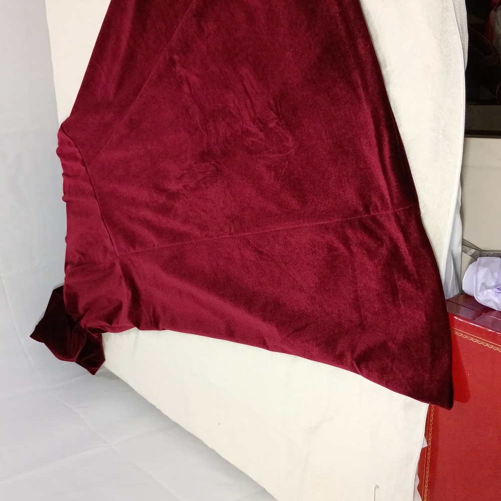 Lands' End, Women's Long Sleeve Dress - Deep Red - Picture 6 of 7